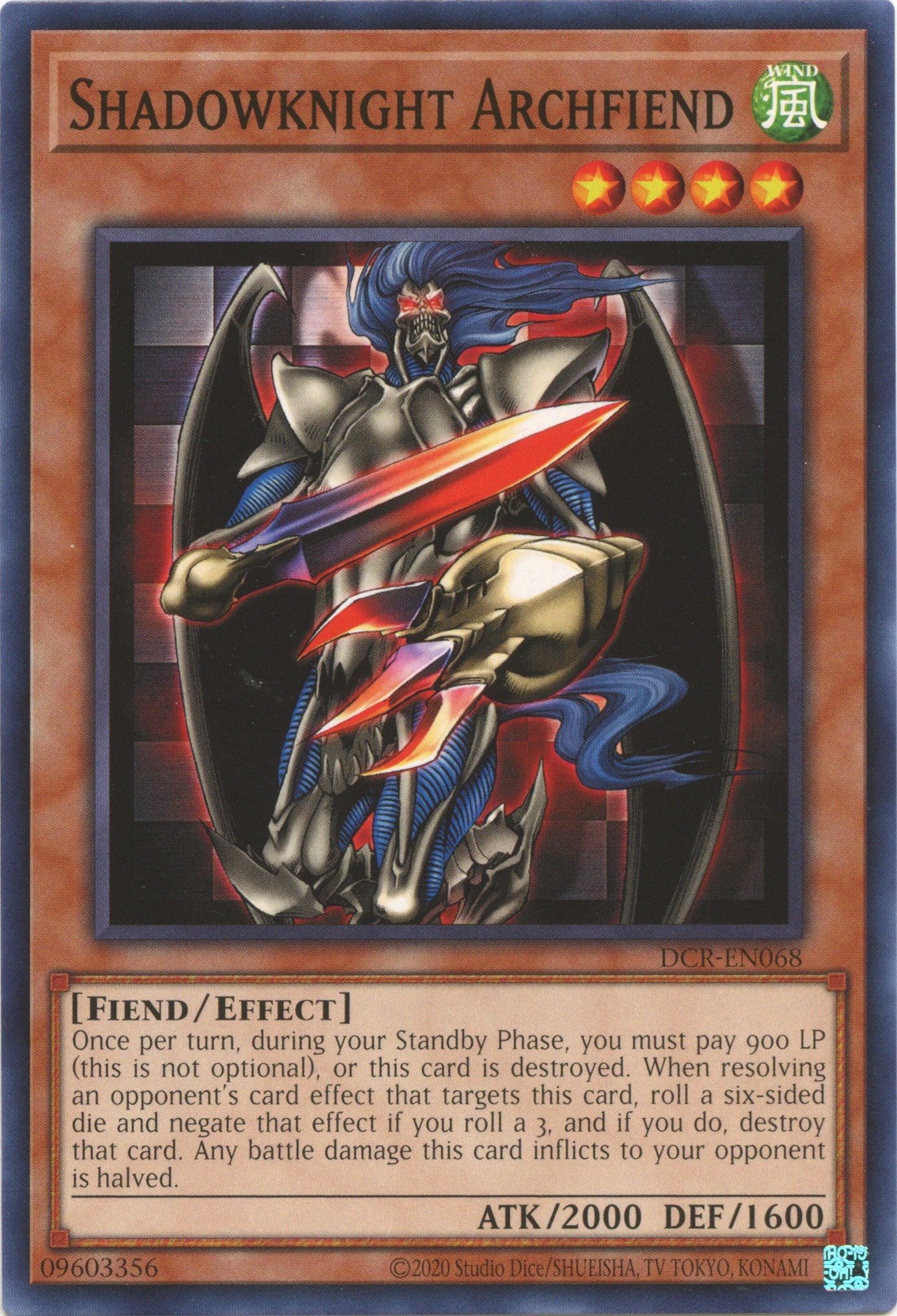 Shadowknight Archfiend (25th Anniversary) [DCR-EN068] Common | The CG Realm