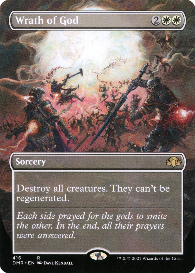 Wrath of God (Borderless Alternate Art) [Dominaria Remastered] | The CG Realm