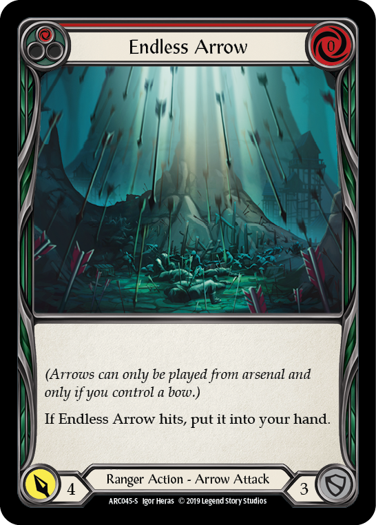 Endless Arrow [ARC045-S] (Arcane Rising)  1st Edition Rainbow Foil | The CG Realm