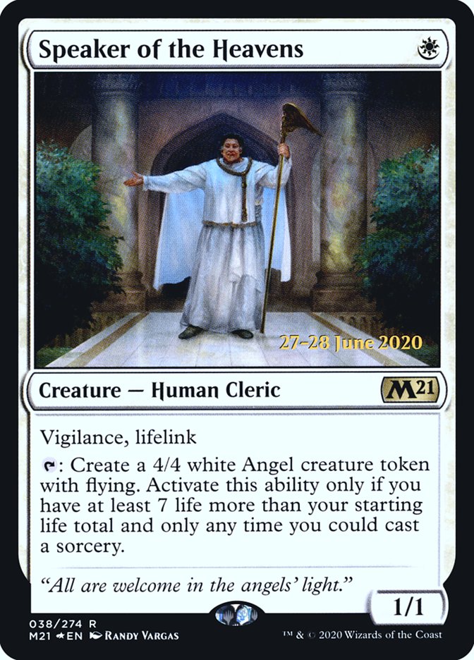 Speaker of the Heavens [Core Set 2021 Prerelease Promos] | The CG Realm