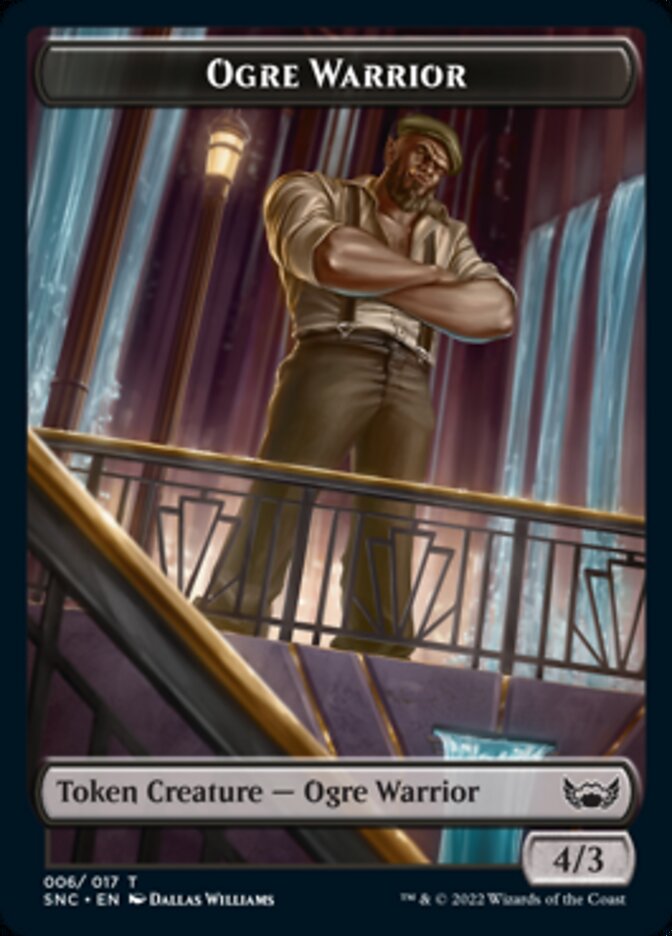 Ogre Warrior // Citizen Double-Sided Token [Streets of New Capenna Tokens] | The CG Realm