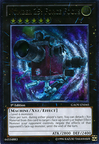 Number 25: Force Focus [GAOV-EN045] Ultimate Rare | The CG Realm