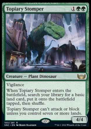 Topiary Stomper (Promo Pack) [Streets of New Capenna Promos] | The CG Realm