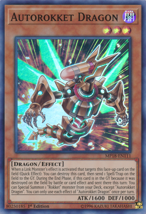 Autorokket Dragon [MP18-EN111] Super Rare | The CG Realm