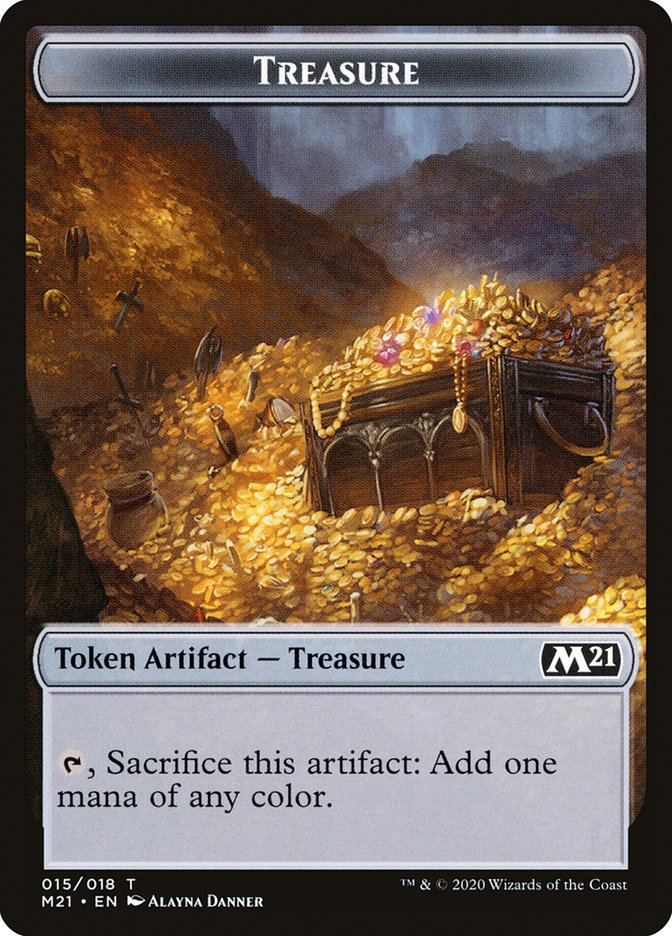 Treasure Token [Core Set 2021 Tokens] | The CG Realm