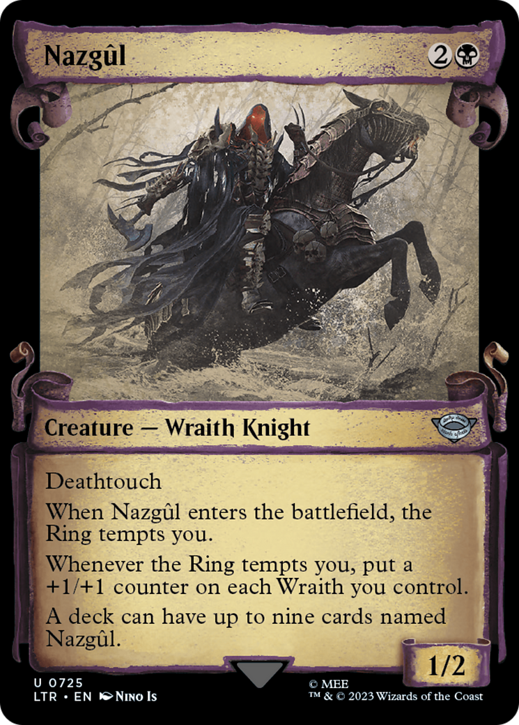 Nazgul (0725) [The Lord of the Rings: Tales of Middle-Earth Showcase Scrolls] | The CG Realm