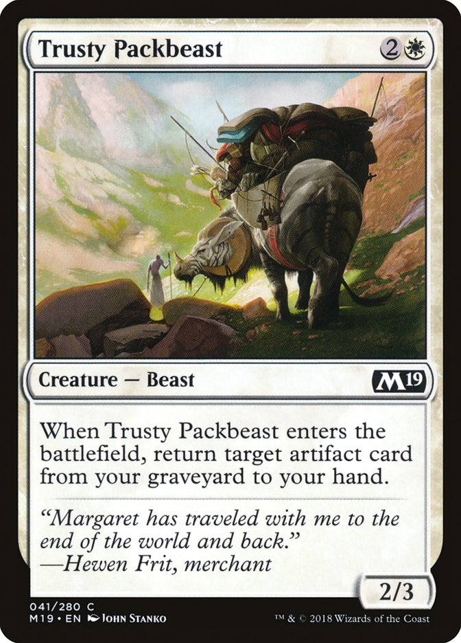 Trusty Packbeast [Core Set 2019] | The CG Realm