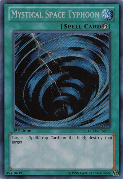 Mystical Space Typhoon [LCYW-EN062] Secret Rare | The CG Realm