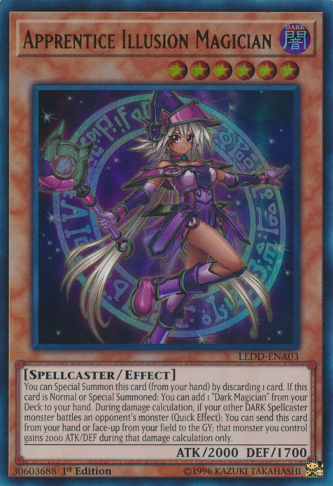 Apprentice Illusion Magician [LEDD-ENA03] Ultra Rare | The CG Realm