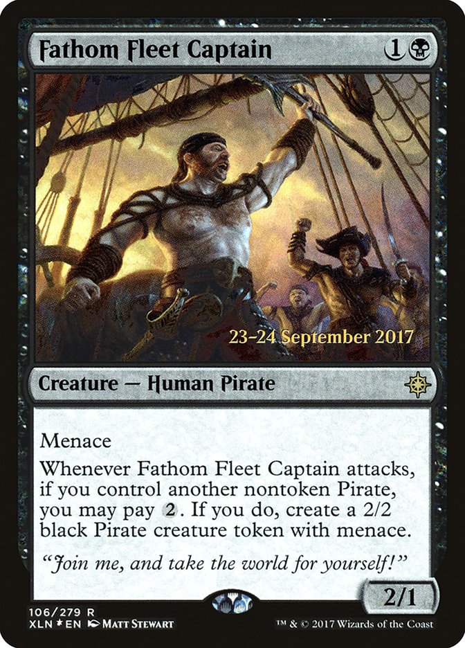 Fathom Fleet Captain [Ixalan Prerelease Promos] | The CG Realm