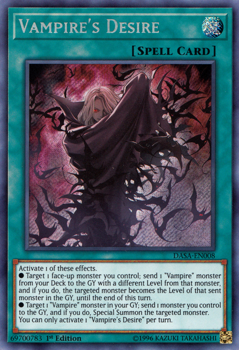 Vampire's Desire [DASA-EN008] Secret Rare | The CG Realm