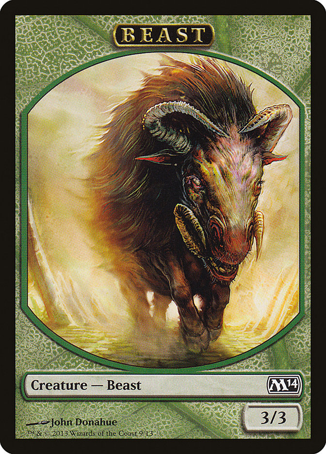 Beast Token [Magic 2014 Tokens] | The CG Realm