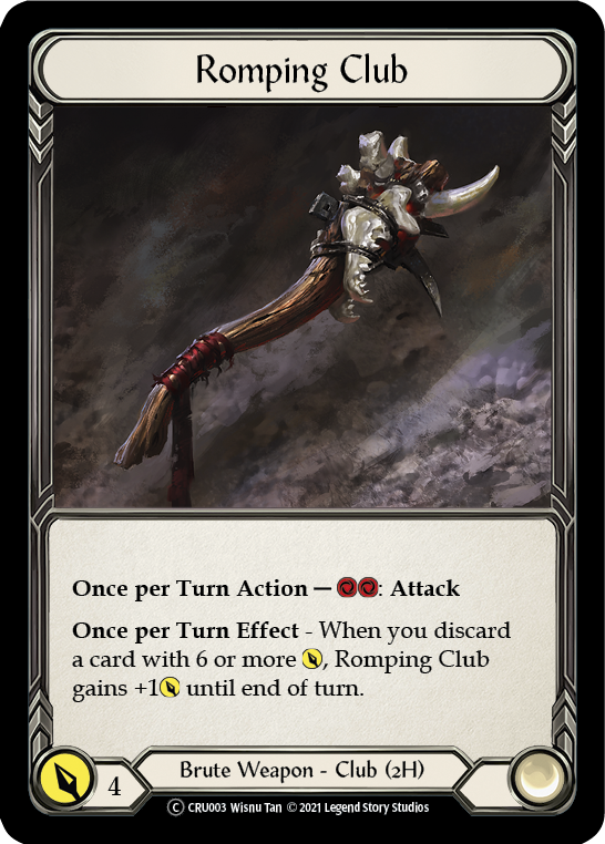 Romping Club [U-CRU003] (Crucible of War Unlimited)  Unlimited Rainbow Foil | The CG Realm