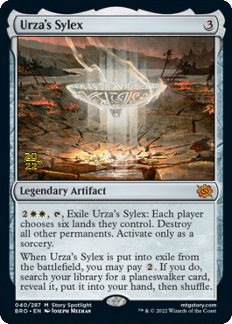 Urza's Sylex [The Brothers' War Prerelease Promos] | The CG Realm