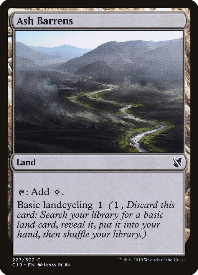 Ash Barrens [Commander 2019] | The CG Realm