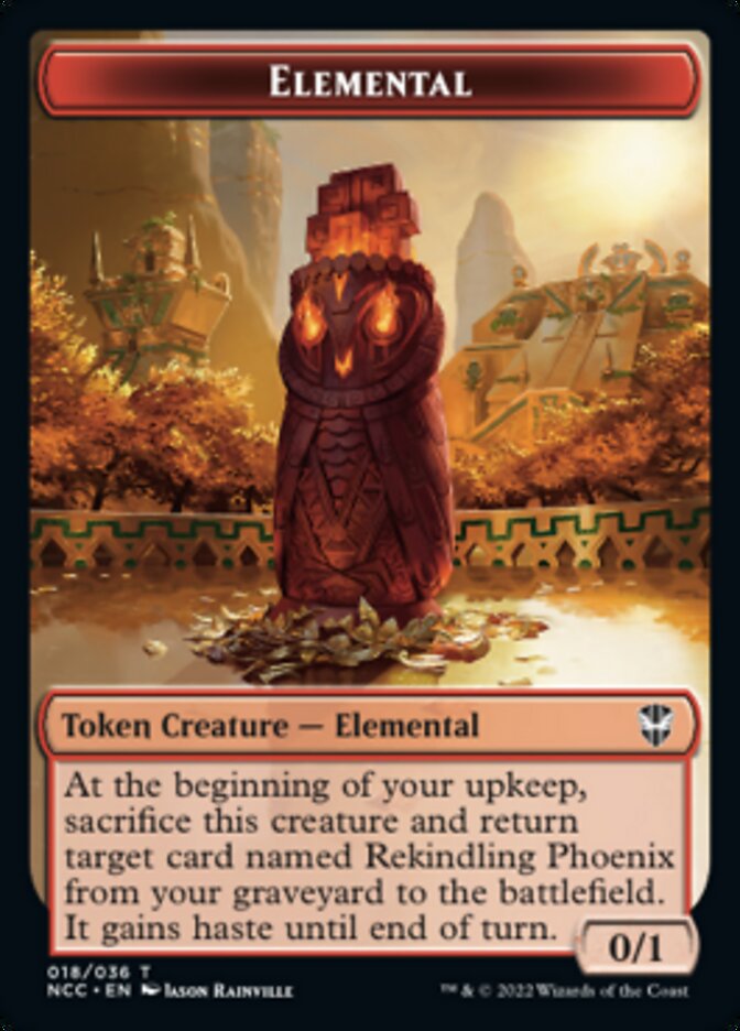 Elemental (018) // Copy Double-Sided Token [Streets of New Capenna Commander Tokens] | The CG Realm