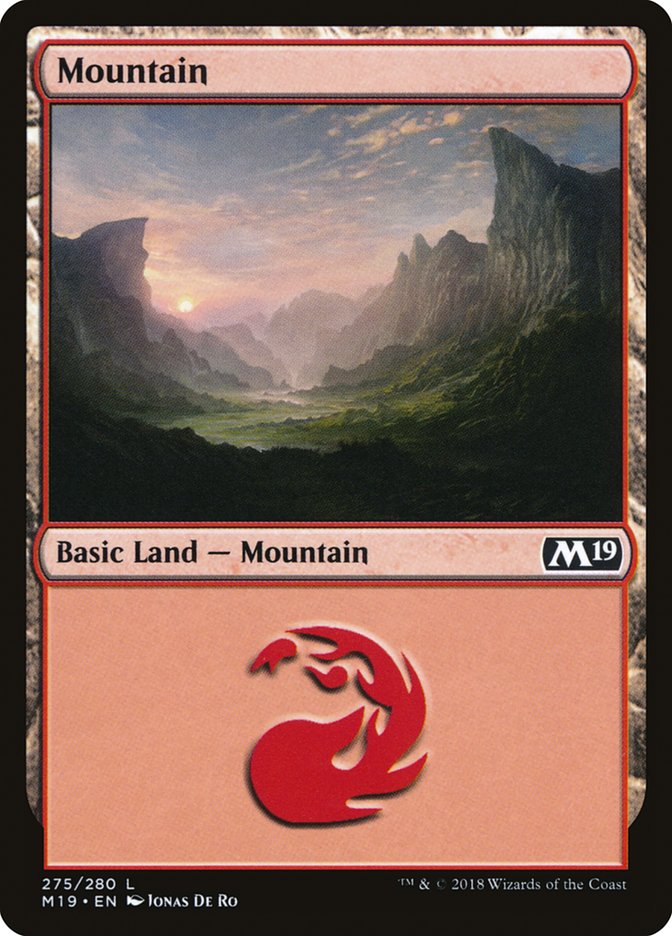 Mountain (275) [Core Set 2019] | The CG Realm