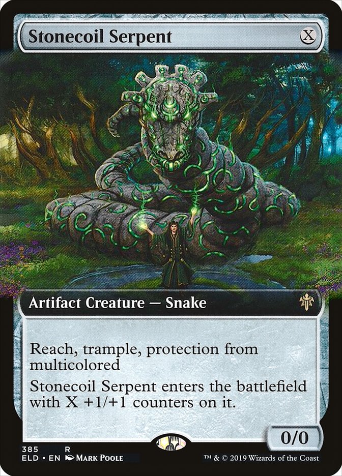 Stonecoil Serpent (Extended Art) [Throne of Eldraine] | The CG Realm