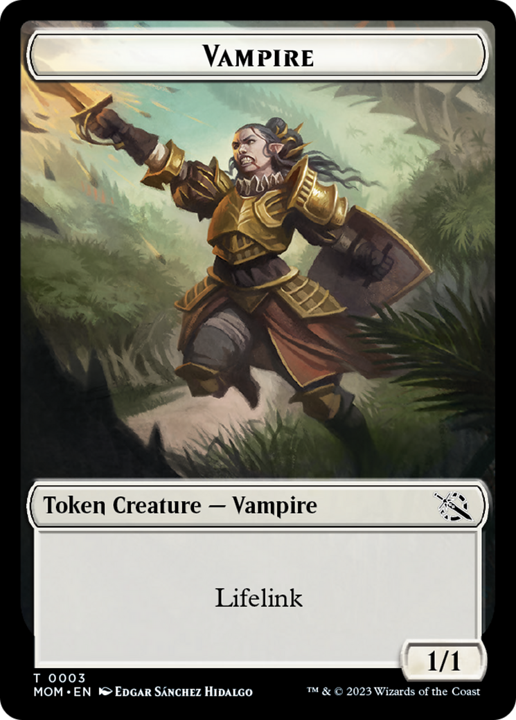 Vampire Token [March of the Machine Tokens] | The CG Realm