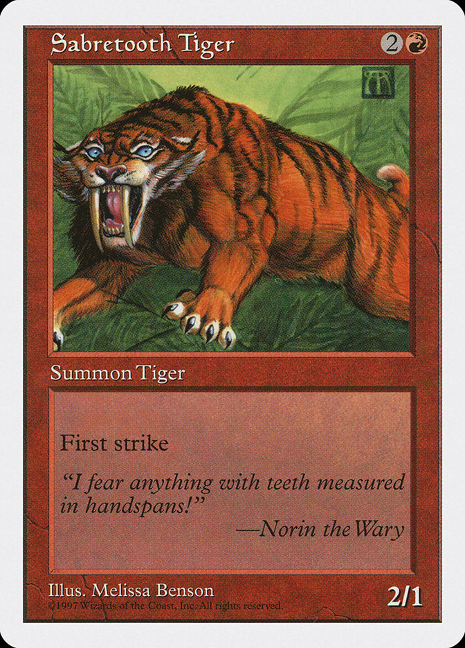 Sabretooth Tiger [Fifth Edition] | The CG Realm