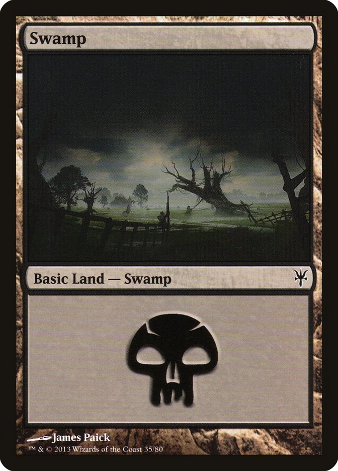 Swamp (35) [Duel Decks: Sorin vs. Tibalt] | The CG Realm