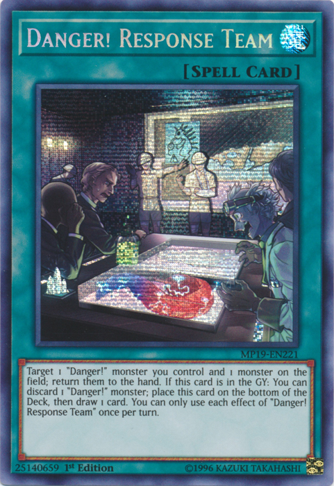 Danger! Response Team [MP19-EN221] Prismatic Secret Rare | The CG Realm