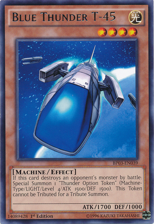 Blue Thunder T-45 [BP03-EN039] Rare | The CG Realm