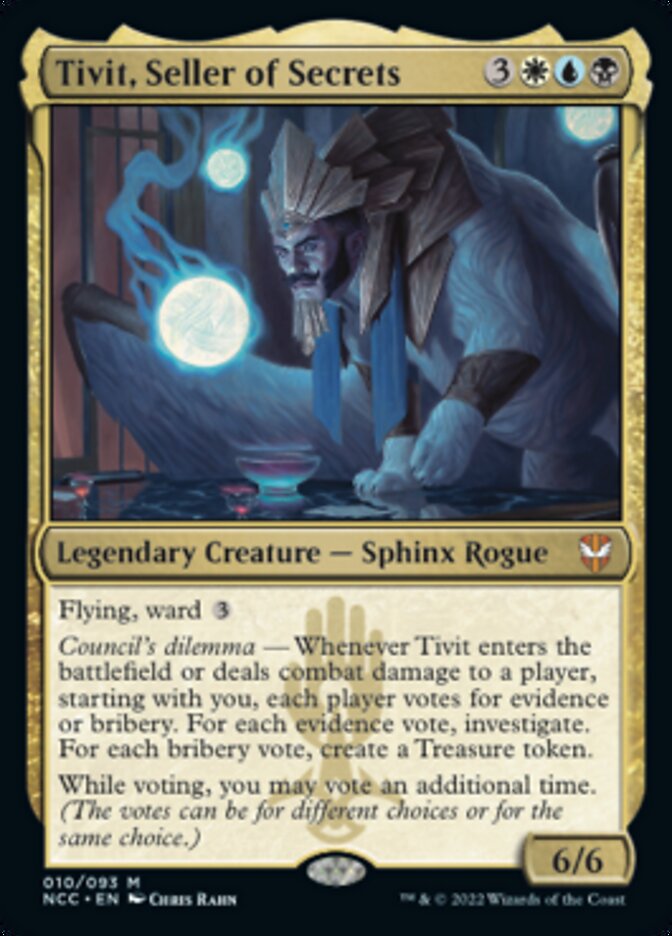 Tivit, Seller of Secrets [Streets of New Capenna Commander] | The CG Realm