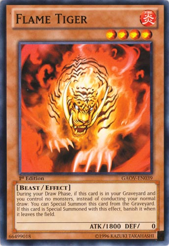 Flame Tiger [GAOV-EN039] Common | The CG Realm