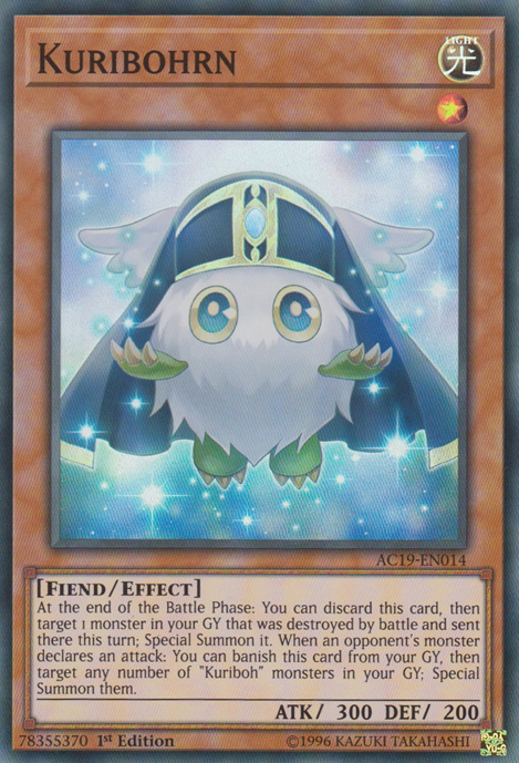 Kuribohrn [AC19-EN014] Super Rare | The CG Realm