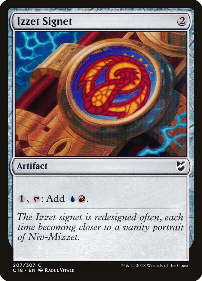 Izzet Signet [Commander 2018] | The CG Realm