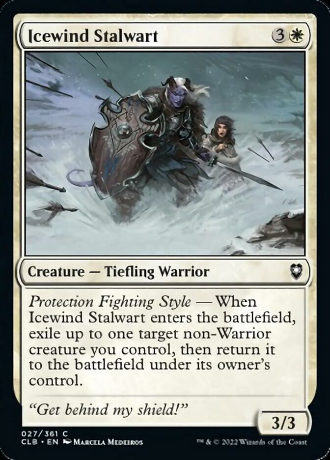 Icewind Stalwart [Commander Legends: Battle for Baldur's Gate] | The CG Realm