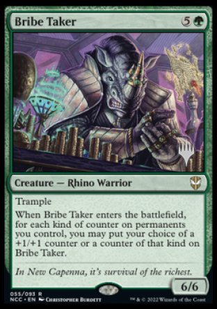 Bribe Taker (Promo Pack) [Streets of New Capenna Commander Promos] | The CG Realm