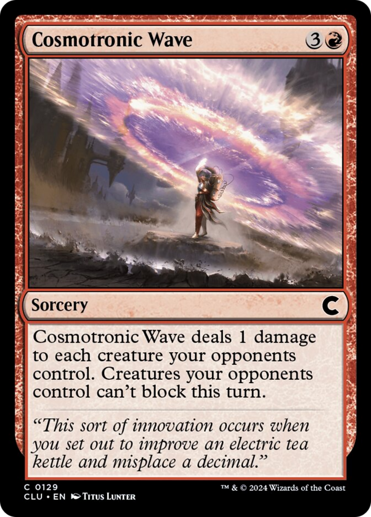 Cosmotronic Wave [Ravnica: Clue Edition] | The CG Realm