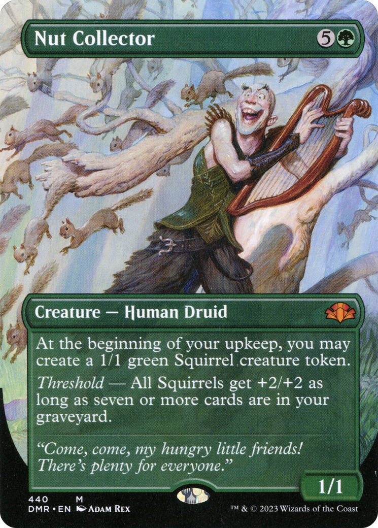 Nut Collector (Borderless Alternate Art) [Dominaria Remastered] | The CG Realm