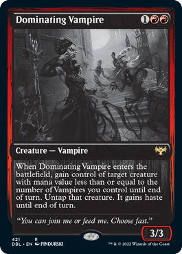 Dominating Vampire [Innistrad: Double Feature] | The CG Realm