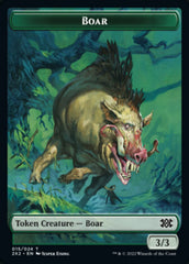 Boar // Vampire Double-Sided Token [Double Masters 2022 Tokens] | The CG Realm