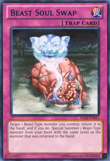 Beast Soul Swap (Blue) [DL16-EN015] Rare | The CG Realm