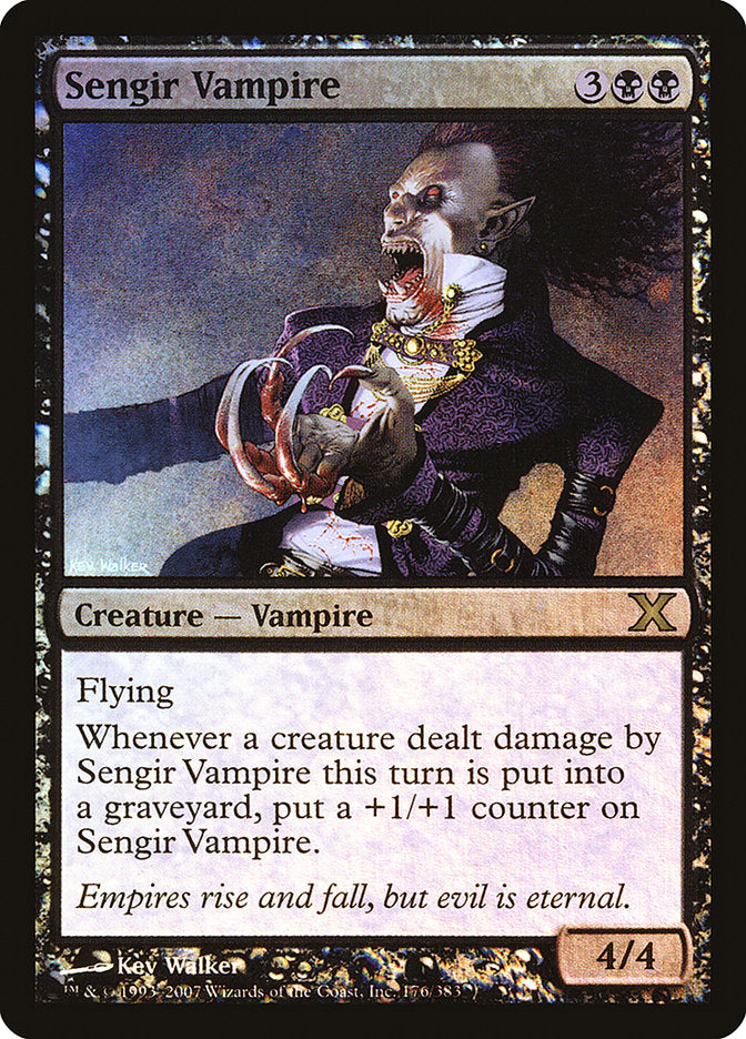 Sengir Vampire (Premium Foil) [Tenth Edition] | The CG Realm