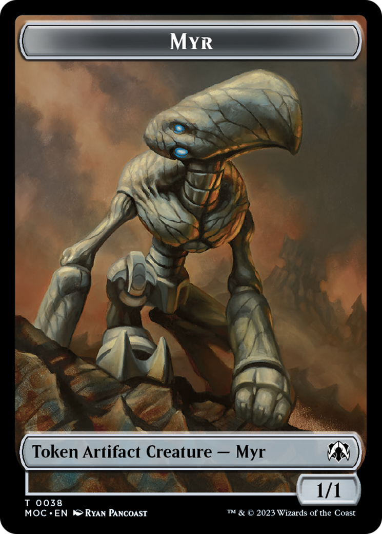 Phyrexian Germ // Myr Double-Sided Token [March of the Machine Commander Tokens] | The CG Realm