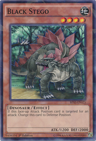 Black Stego [BP03-EN025] Shatterfoil Rare | The CG Realm