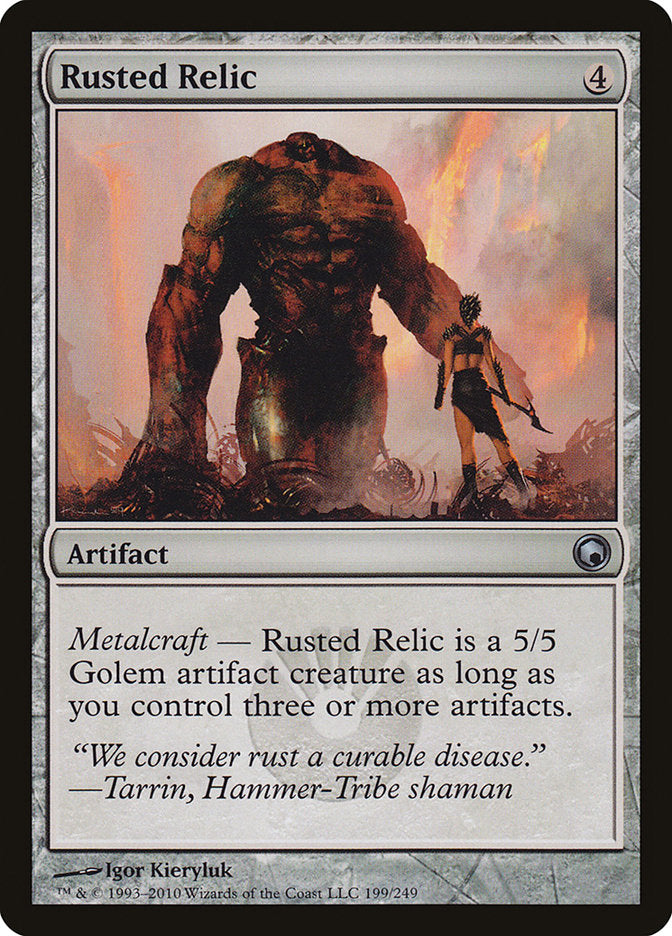 Rusted Relic [Scars of Mirrodin] | The CG Realm