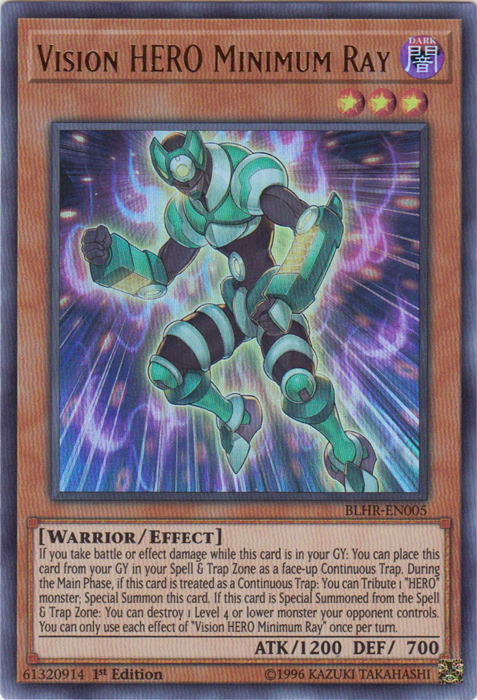 Vision Hero Minimum Ray [BLHR-EN005] Ultra Rare | The CG Realm