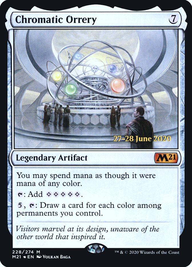 Chromatic Orrery [Core Set 2021 Prerelease Promos] | The CG Realm