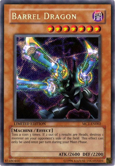 Barrel Dragon [MC1-EN002] Secret Rare | The CG Realm