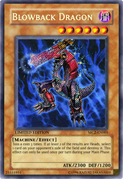 Blowback Dragon [MC2-EN005] Secret Rare | The CG Realm