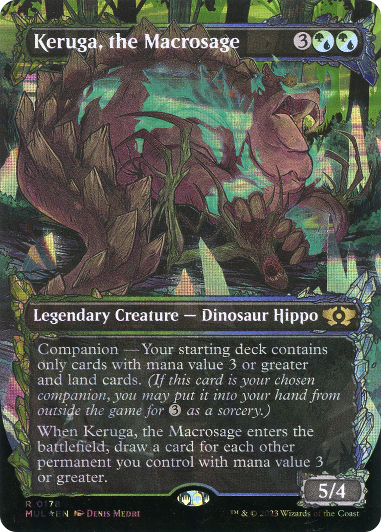 Keruga, the Macrosage (Halo Foil) [Multiverse Legends] | The CG Realm