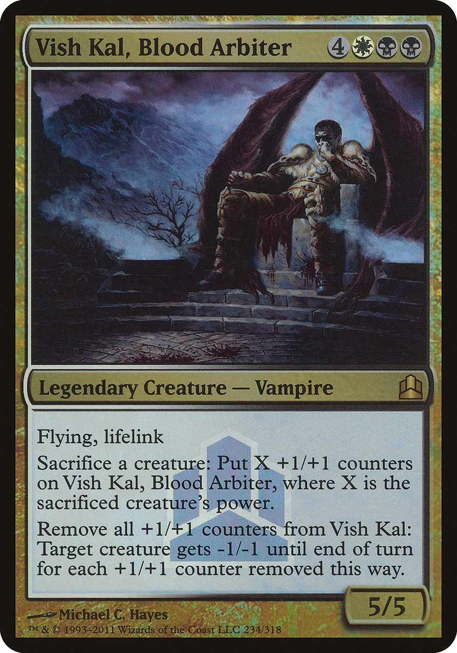 Vish Kal, Blood Arbiter (Launch) (Oversized) [Commander 2011 Oversized] | The CG Realm