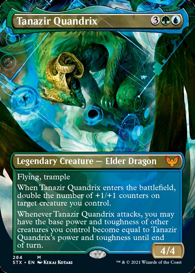 Tanazir Quandrix (Borderless Alternate Art) [Strixhaven: School of Mages] | The CG Realm