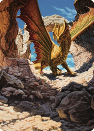 Ancient Brass Dragon Art Card (02) [Commander Legends: Battle for Baldur's Gate Art Series] | The CG Realm